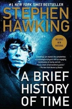 book cover A Brief History of Time by Stephen Hawking