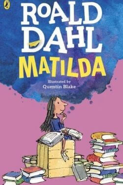 book cover Matilda by Roald Dahl
