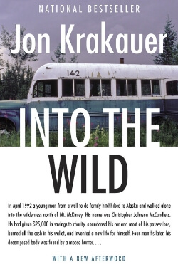 book cover Into the Wild by Jon Krakauer