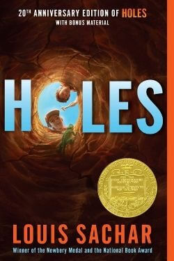 book cover Holes by Louis Sachar